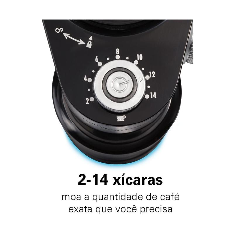 Moedor de Café Plus Inox Hamilton Beach 80385-BZ - Moedor de Café